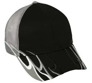 Mesh Back Cap with Wave Design