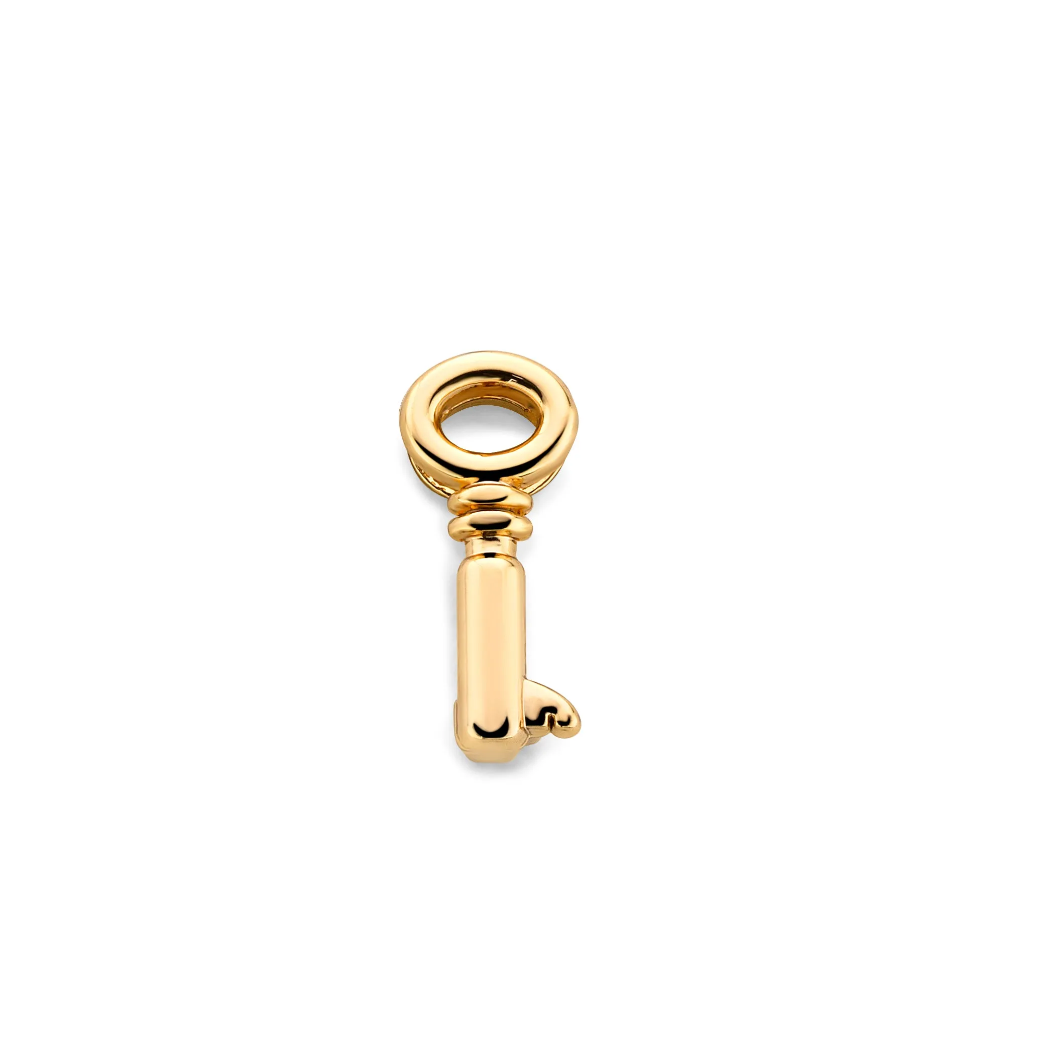Mesh charm key gold