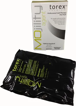 Mojility Torex Cold Pack Black 10"x13.5" | Ice Packs for Injuries | Standard Ice Bags for Injuries Reusable | Ice Pack for Back Pain Relief | Physical Therapy Ice Packs | Flexible Comfort Gel Pack