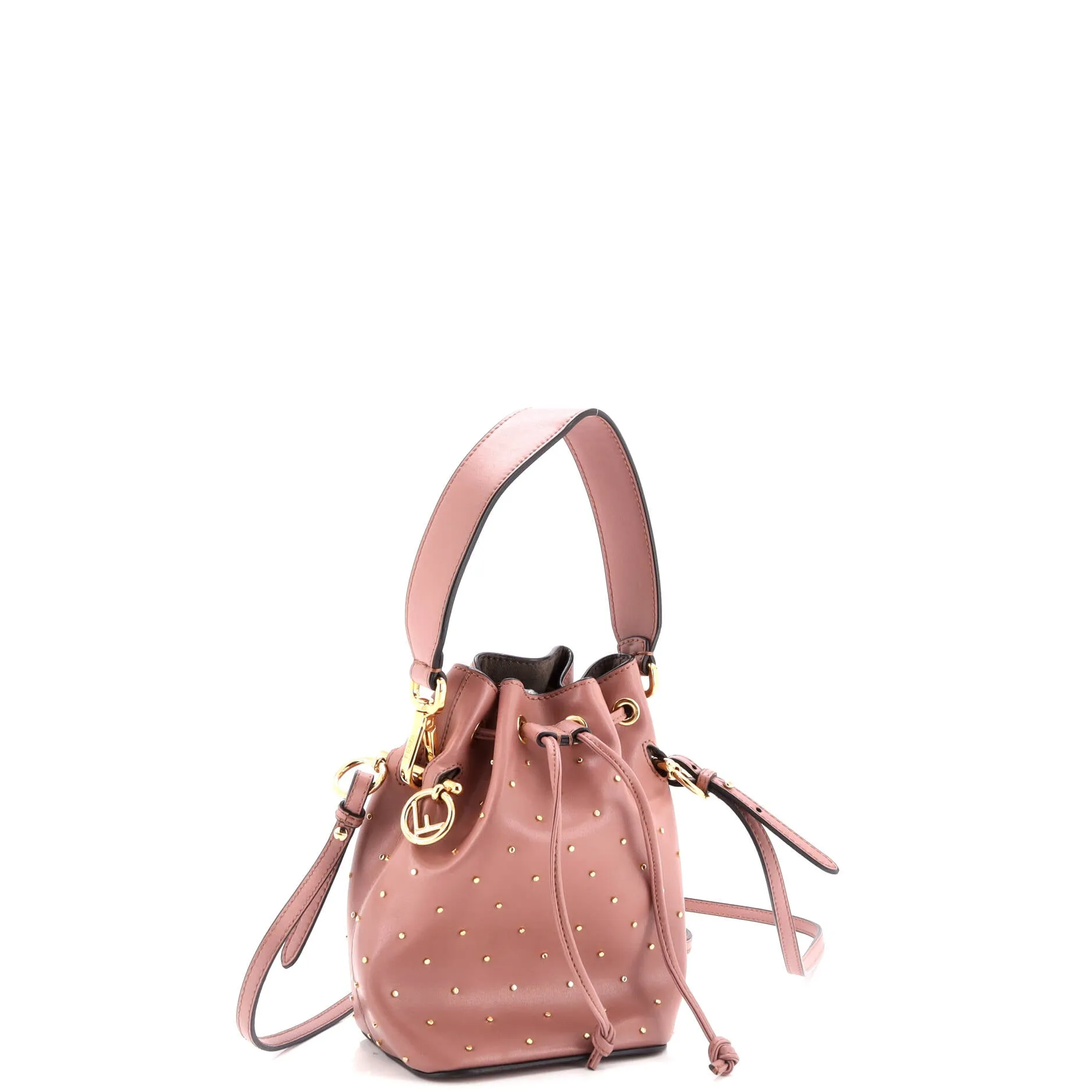 Mon Tresor Bucket Bag Studded Leather Mini