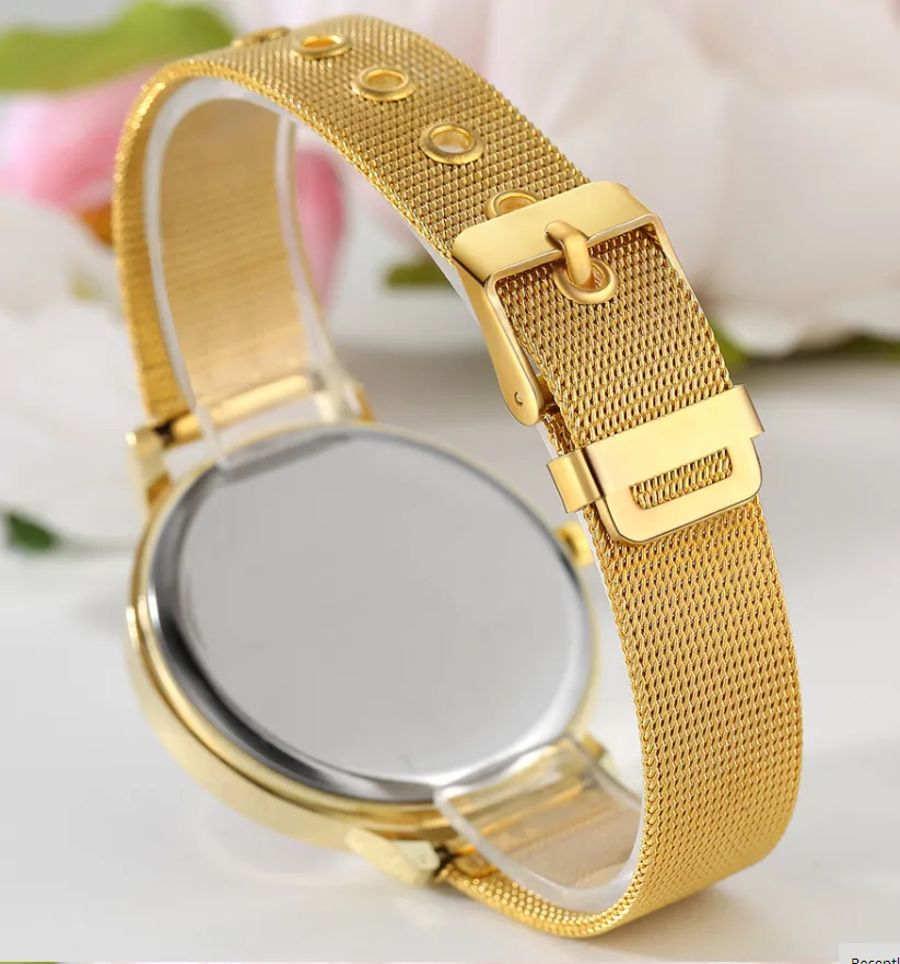 Most Luxurious Black and Mesh Band Watch for Woman