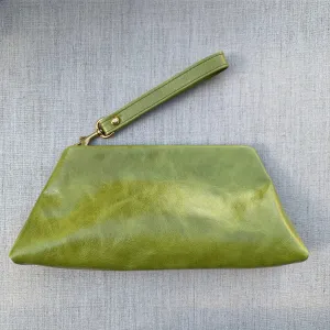 Nina Clutch in Avocado by Offhand Designs