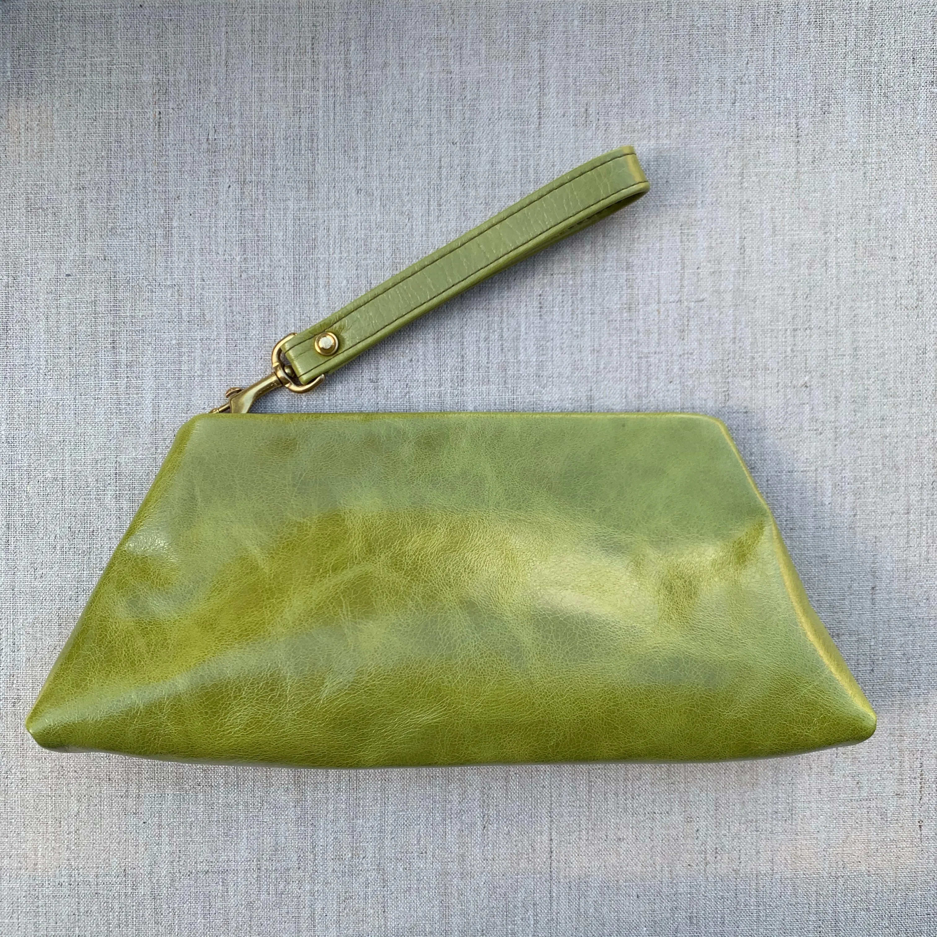 Nina Clutch in Avocado by Offhand Designs