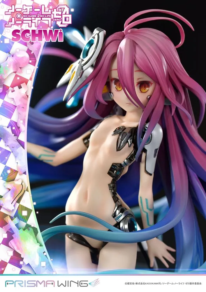 No Game No Life Prisma Wing PVC Statue 1/7 Schwi 26 Cm