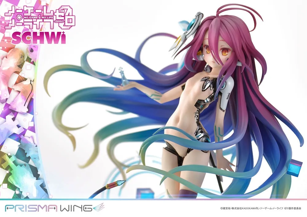 No Game No Life Prisma Wing PVC Statue 1/7 Schwi 26 Cm