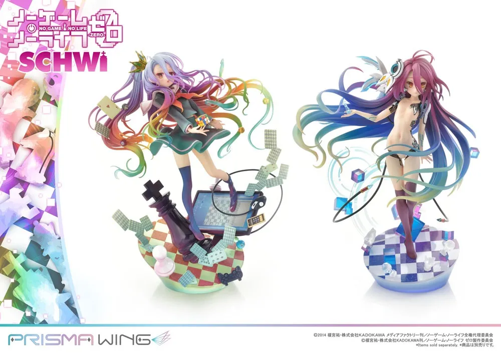 No Game No Life Prisma Wing PVC Statue 1/7 Schwi 26 Cm