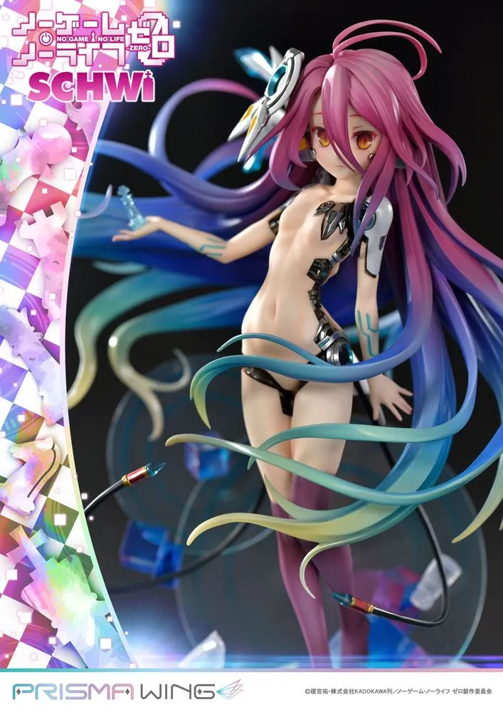 No Game No Life Prisma Wing PVC Statue 1/7 Schwi 26 Cm
