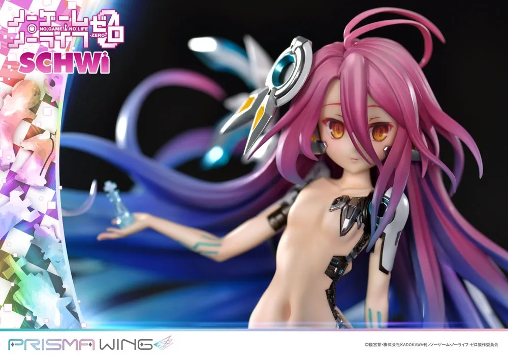 No Game No Life Prisma Wing PVC Statue 1/7 Schwi 26 Cm
