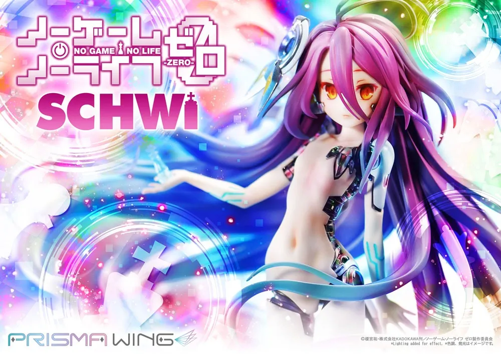 No Game No Life Prisma Wing PVC Statue 1/7 Schwi 26 Cm