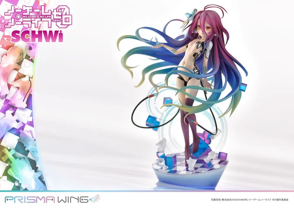 No Game No Life Prisma Wing PVC Statue 1/7 Schwi 26 Cm