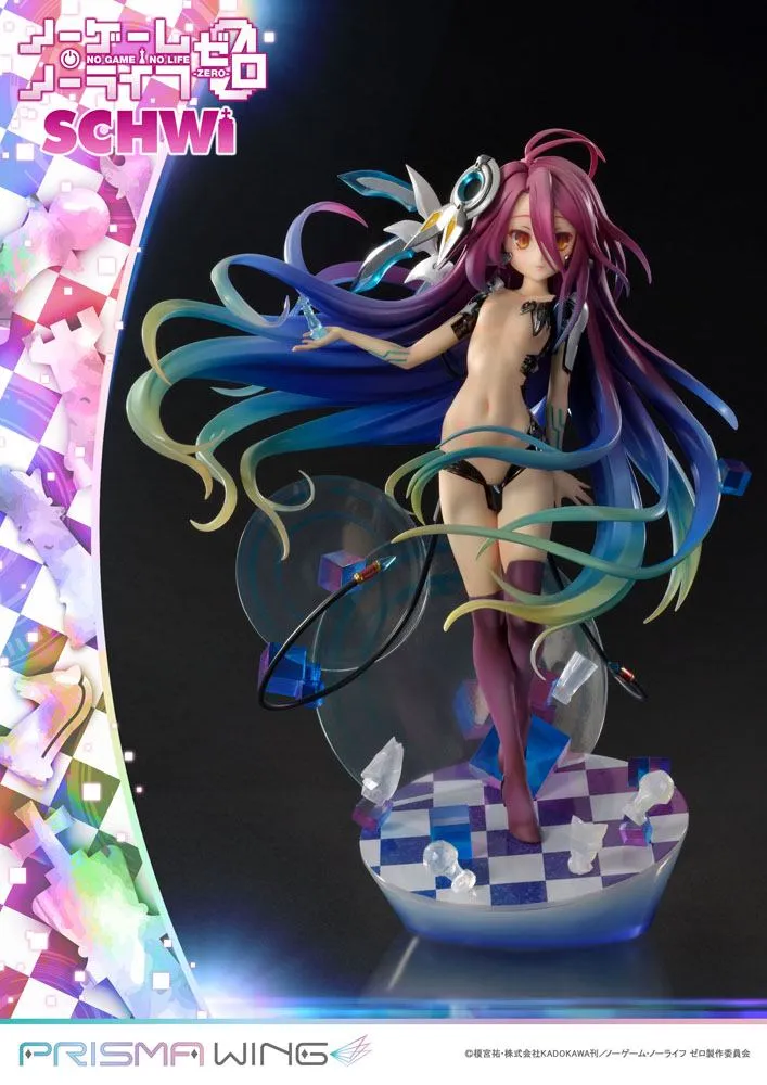 No Game No Life Prisma Wing PVC Statue 1/7 Schwi 26 Cm