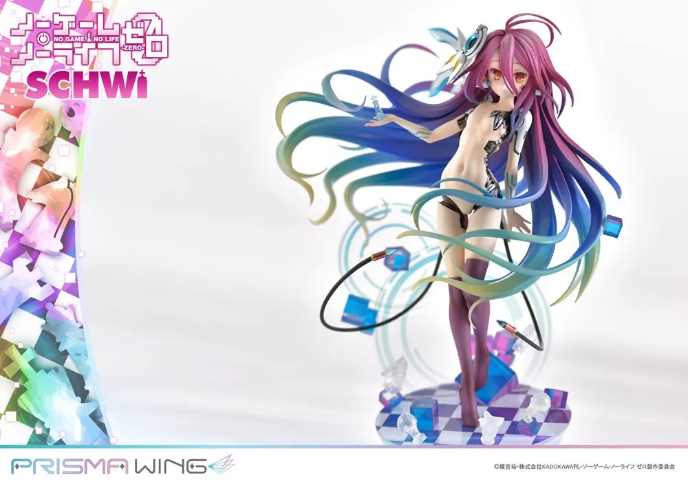 No Game No Life Prisma Wing PVC Statue 1/7 Schwi 26 Cm