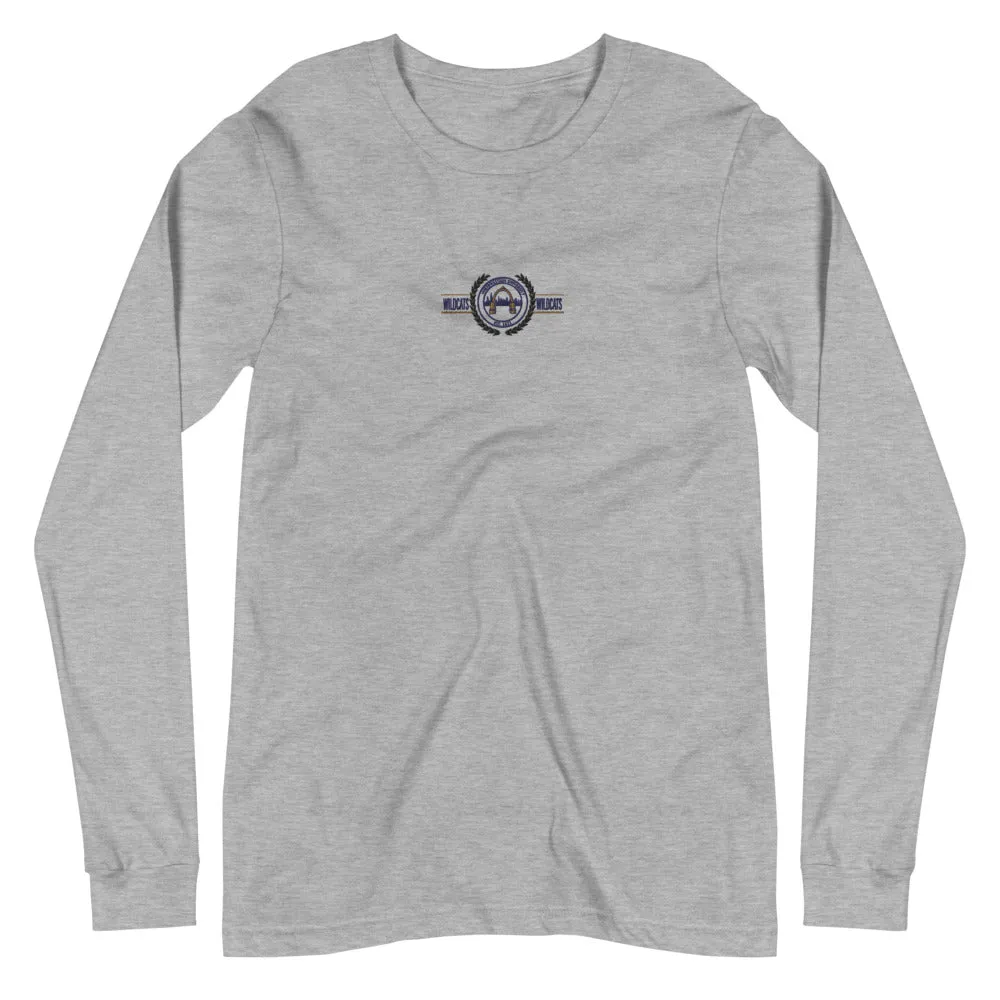 Northwestern Embroided Long Sleeve Tee