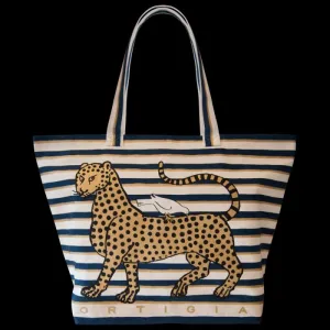 Ortigia Sicilia Blue/Red Beach Bag
