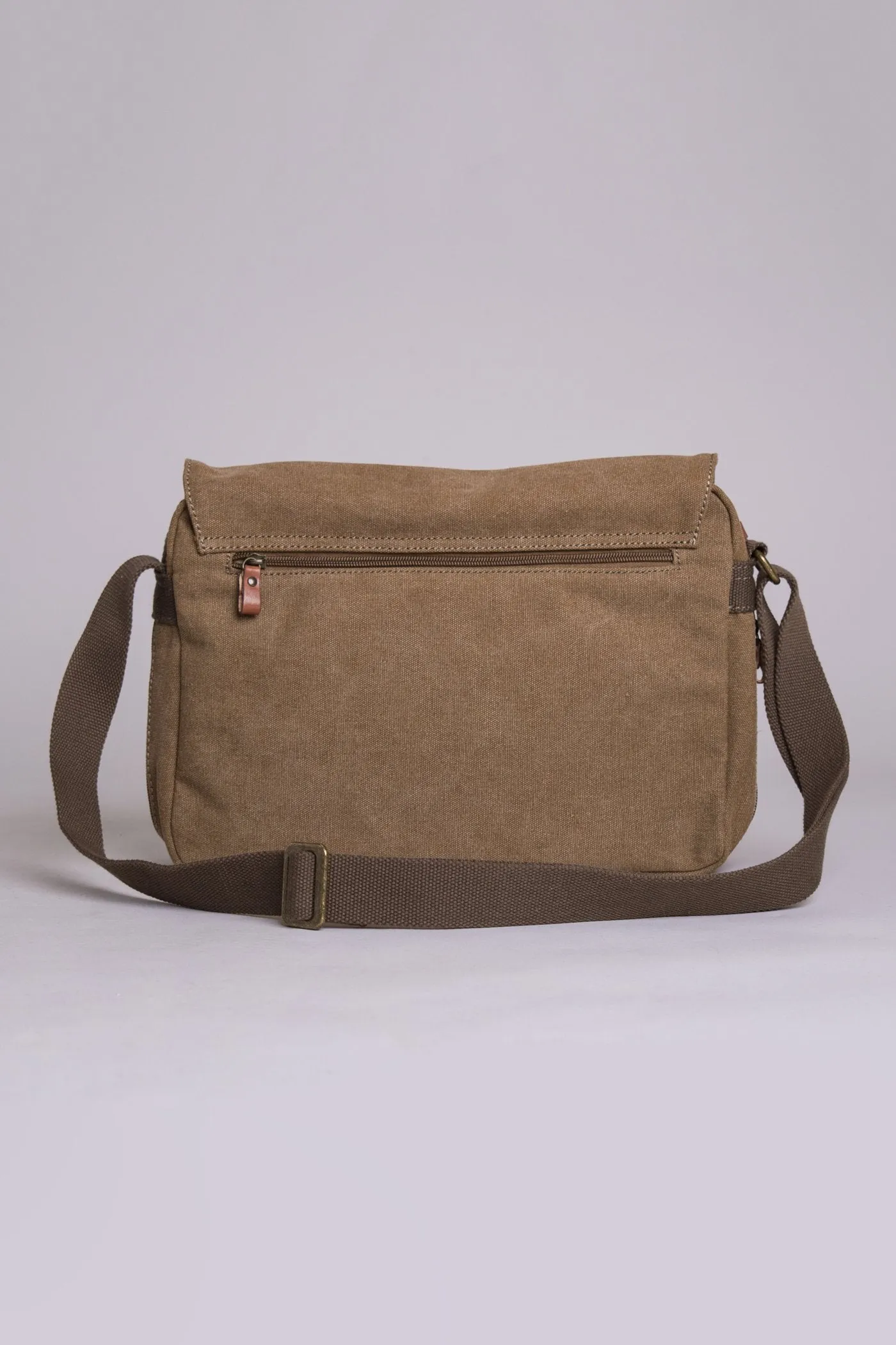 Outlook Canvas Bag, Brown