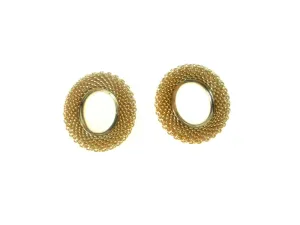 Oval  Mesh Earrings