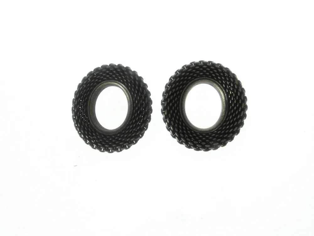 Oval  Mesh Earrings