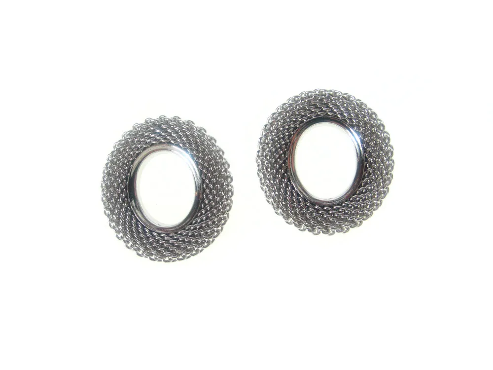 Oval  Mesh Earrings