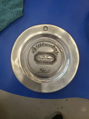 Pewter "Williamsburg Inn" Plate