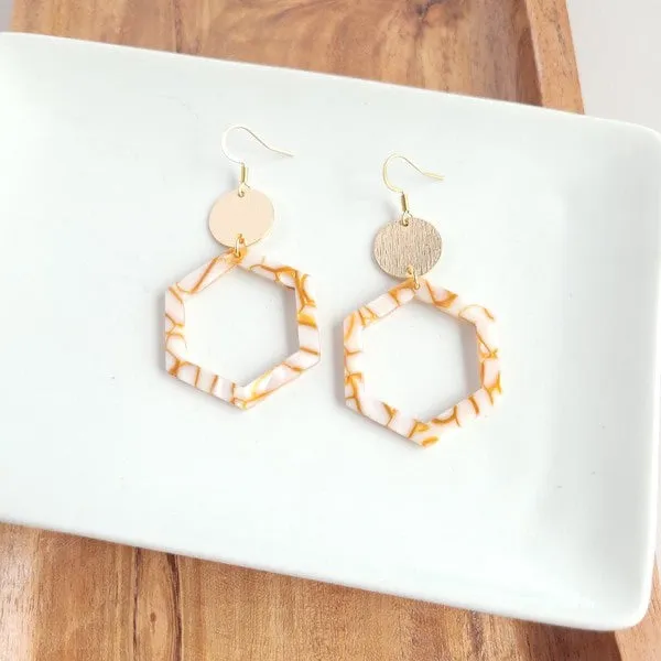 Pumpkin Spice Dangle Earring