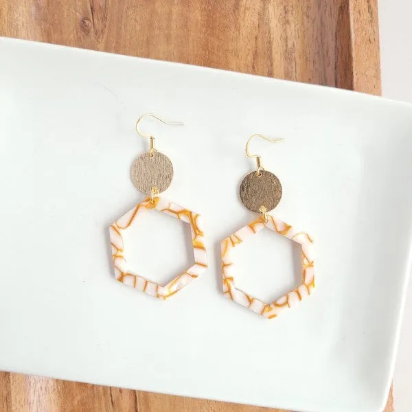 Pumpkin Spice Dangle Earring