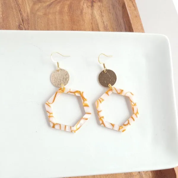 Pumpkin Spice Dangle Earring