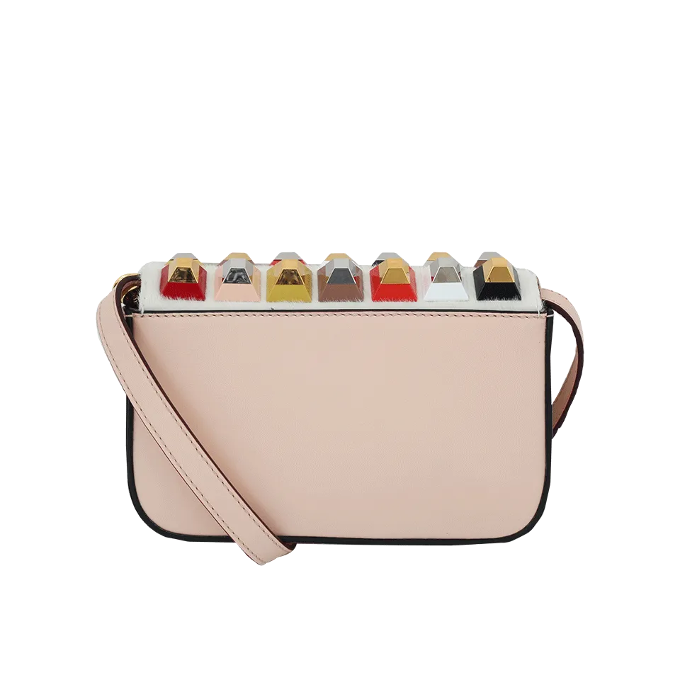 Pyramid Studded Baguette Mini