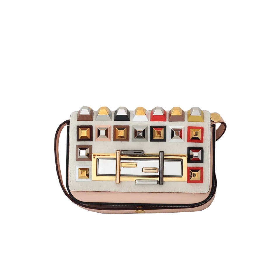Pyramid Studded Baguette Mini