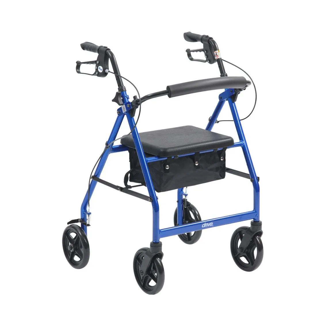 R8 Aluminium 4 Wheel Rollator/Walker with Underseat Bag