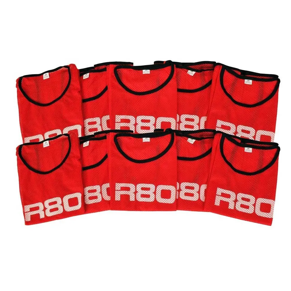 R80 Mesh Training Bibs Set of 10
