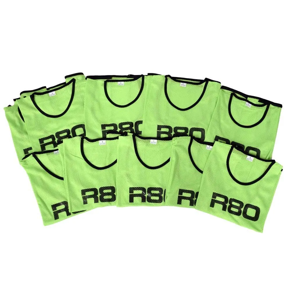 R80 Mesh Training Bibs Set of 10