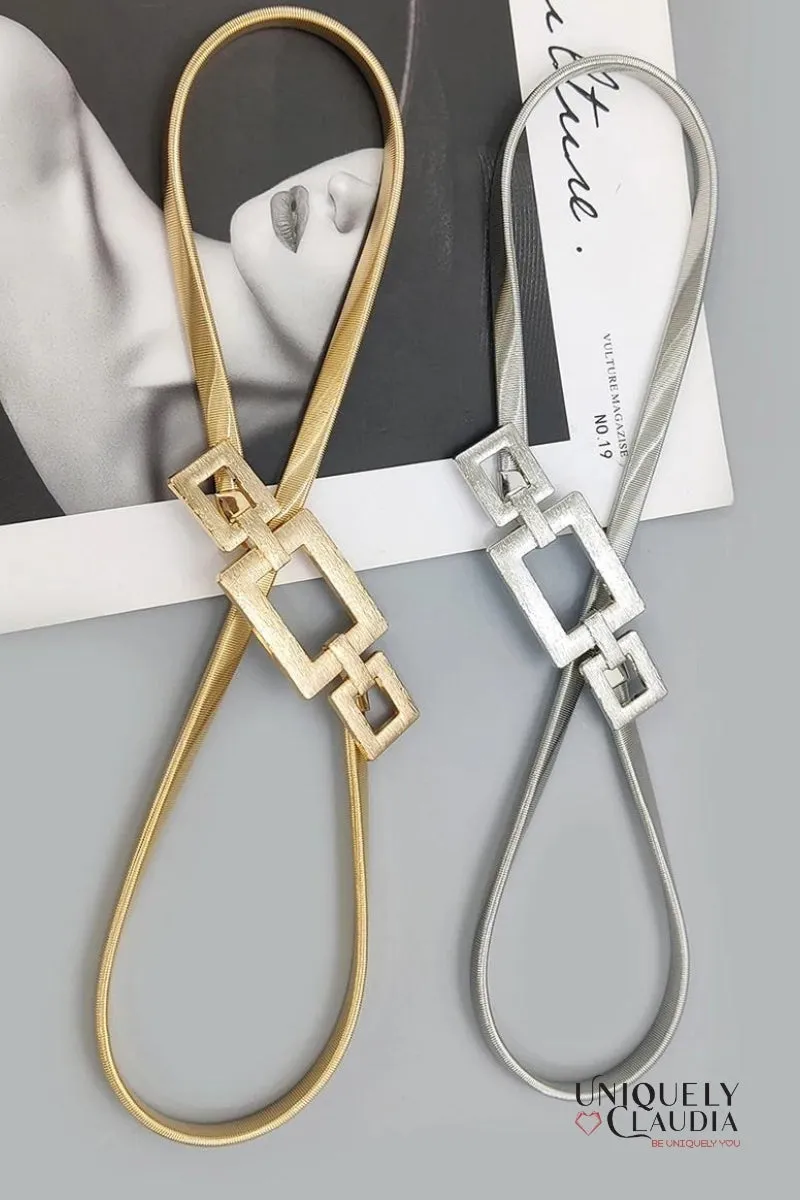 Rectangles Stretch Belt