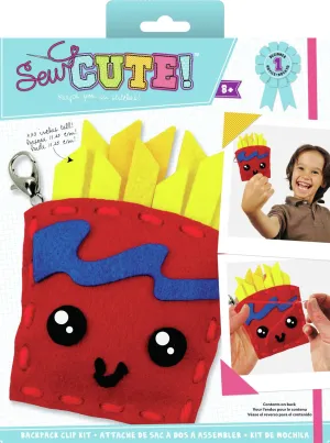 Sew Cute Fries Backpack Clip Kit