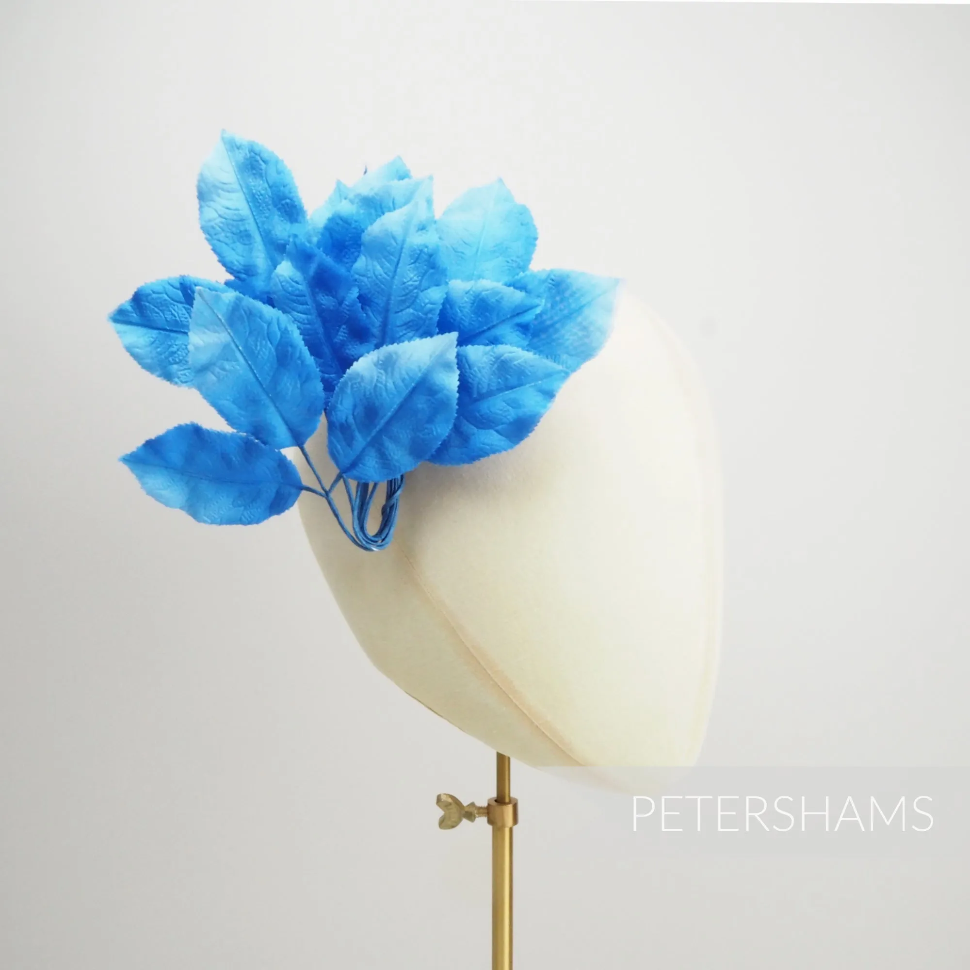 'Shannon' Vintage 1950/60s Satin Japanese Ombre Silk Leaves - 6 stems
