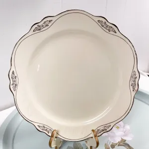 Silver Rose Patrician Luncheon Plate - Homer Laughlin