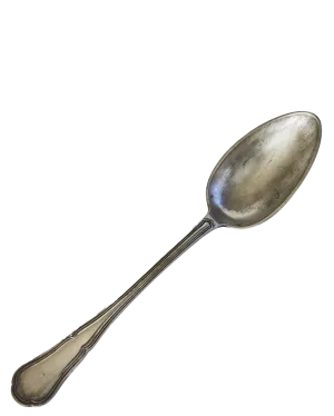 Silver Serving Spoon 02