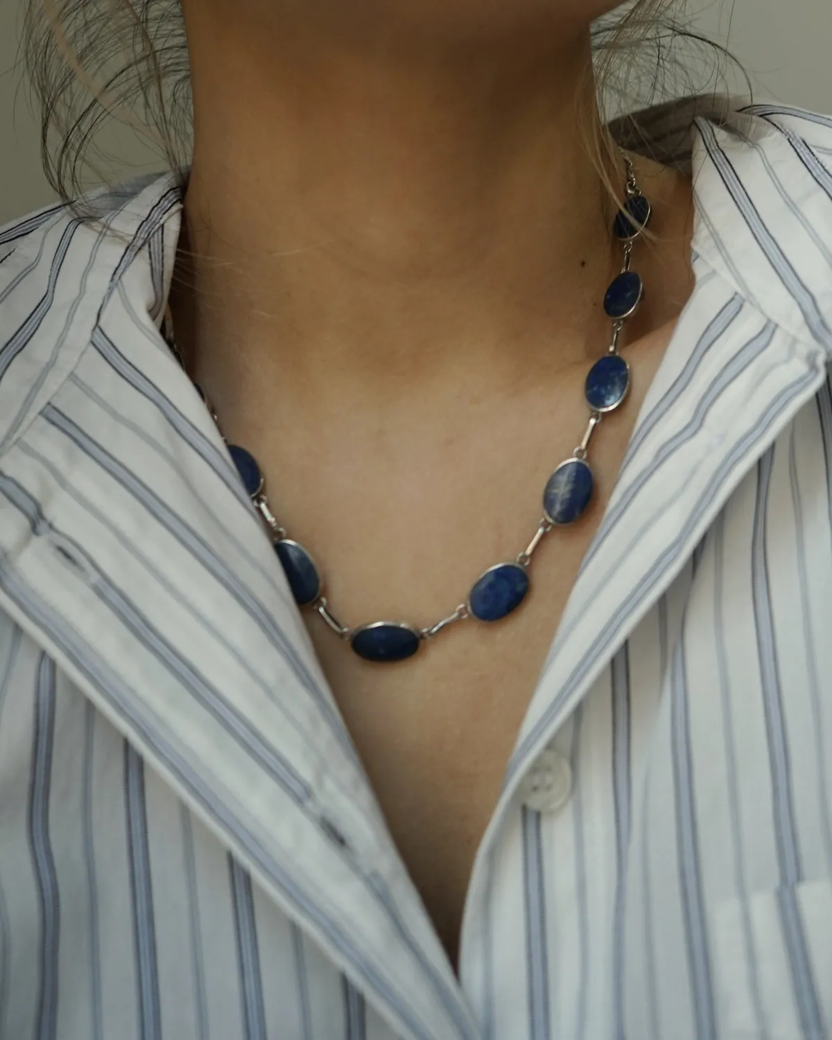 Silver x Sodalite Necklace