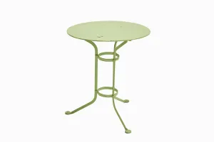 Small green, vintage garden table