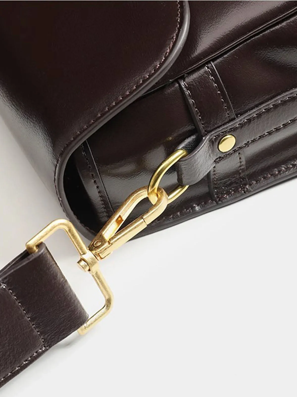 Smting | zippered mini flap bag