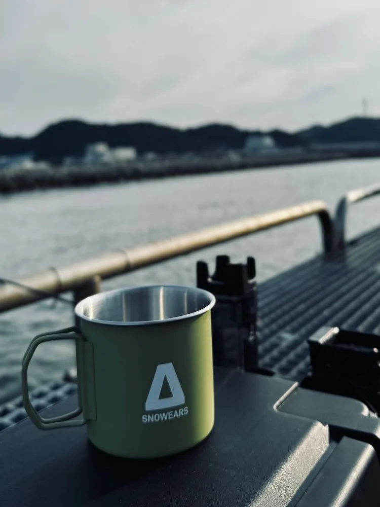 Snowears Green Outdoor Metal Mug Cups