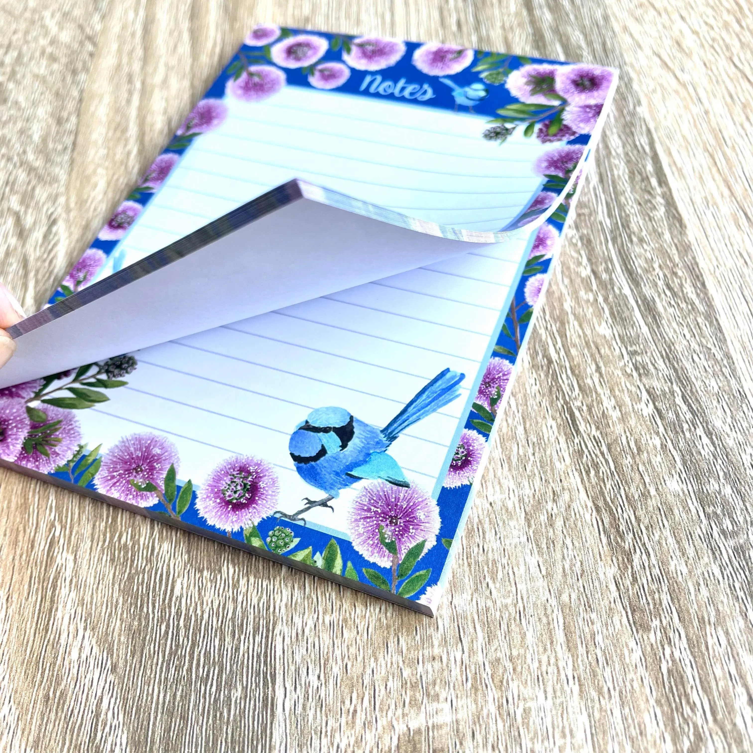 Splendid Blue Wren Note Pad