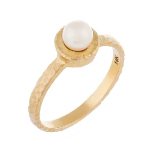 Splendid Pearls 14K Yellow Gold Pearl Ring HE-224YG