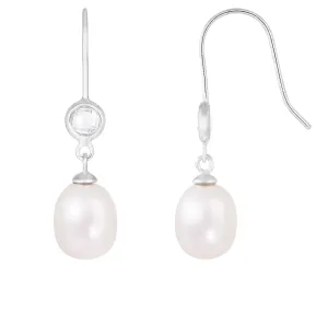 Splendid Pearls Sterling Silver Pearl Earrings ESR-411