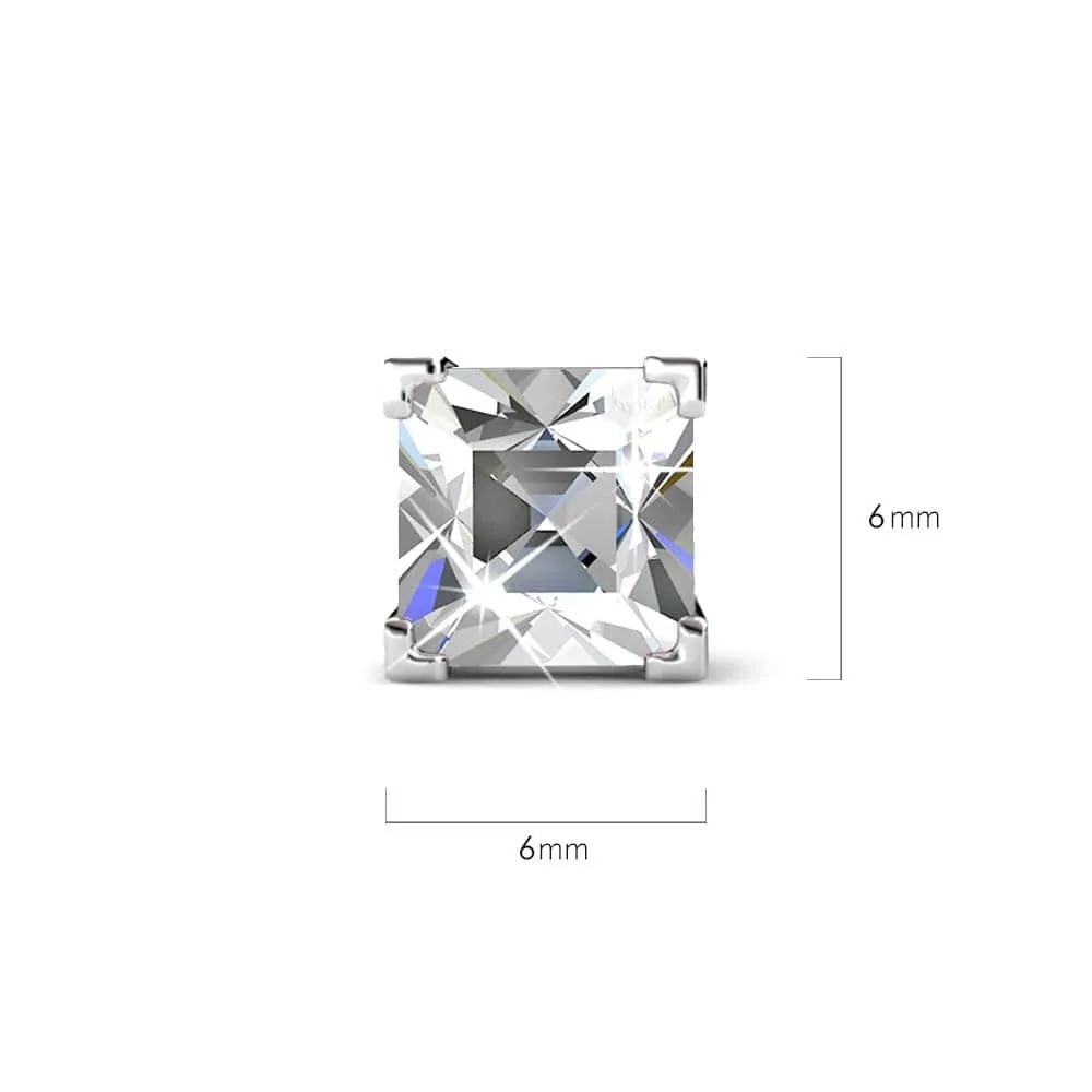 Splendid Stud Earrings Embellished With SWAROVSKI Crystals