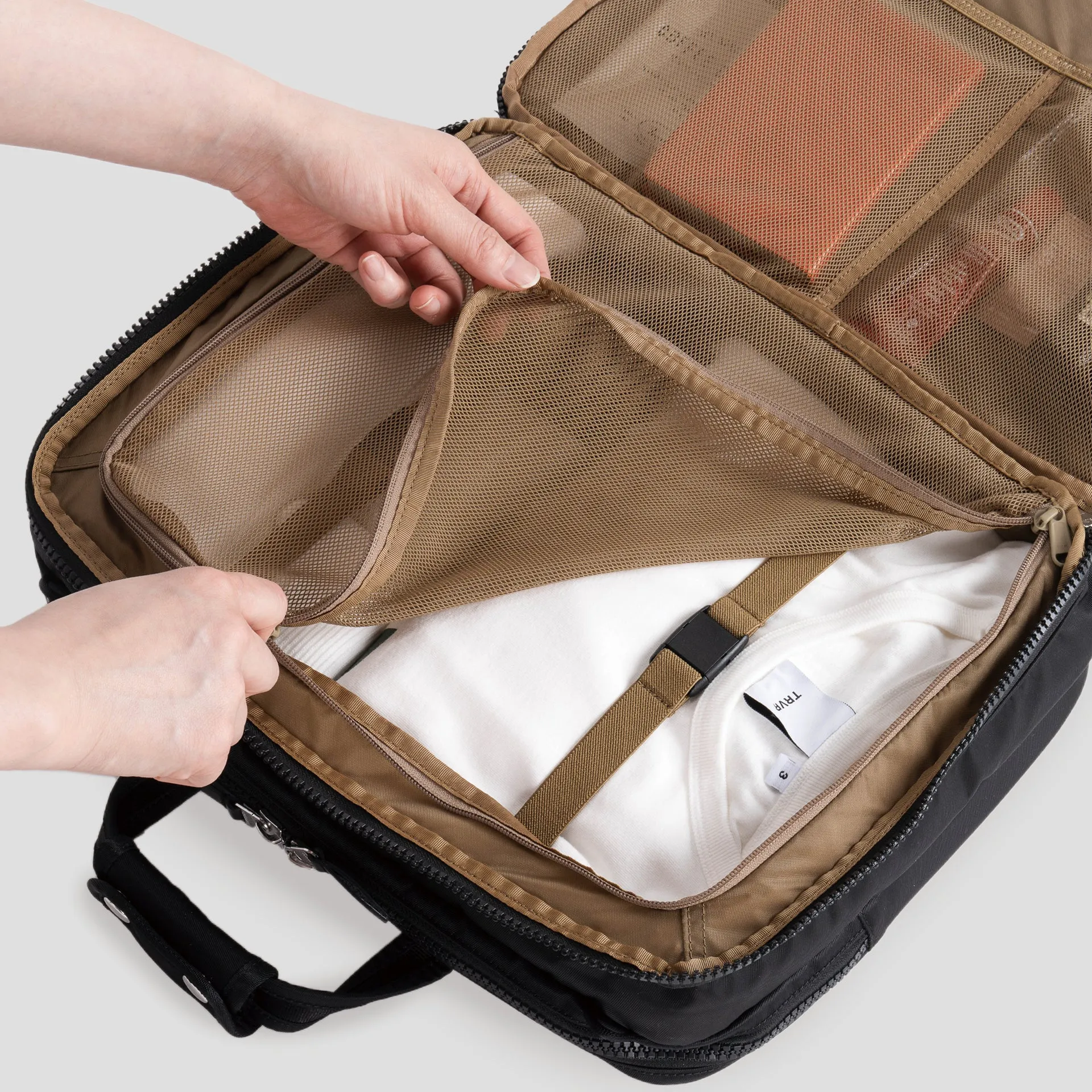Staple Travel Brief Bag Black