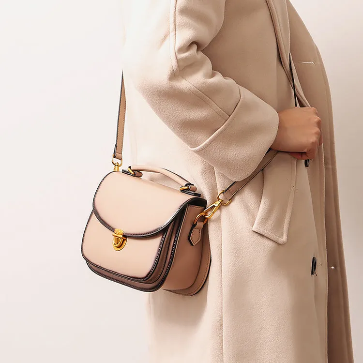 Stylish Womens Genuine Leather Satchel Bag Crossbody Bags for Women