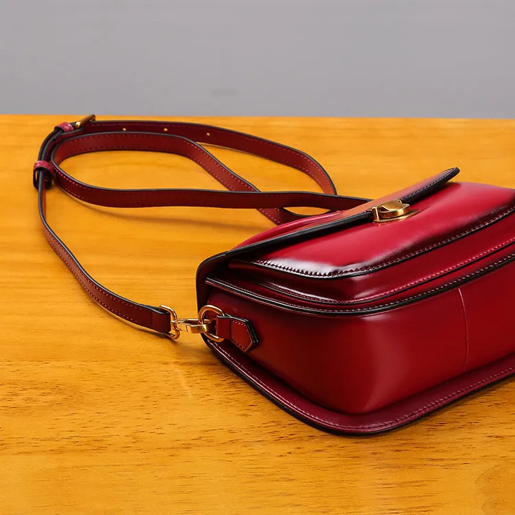 Stylish Womens Genuine Leather Satchel Bag Crossbody Bags for Women