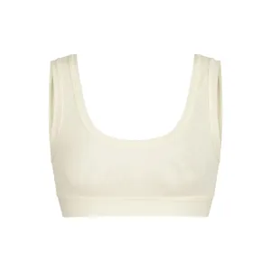 SUMMER MESH SCOOP BRALETTE | BONE