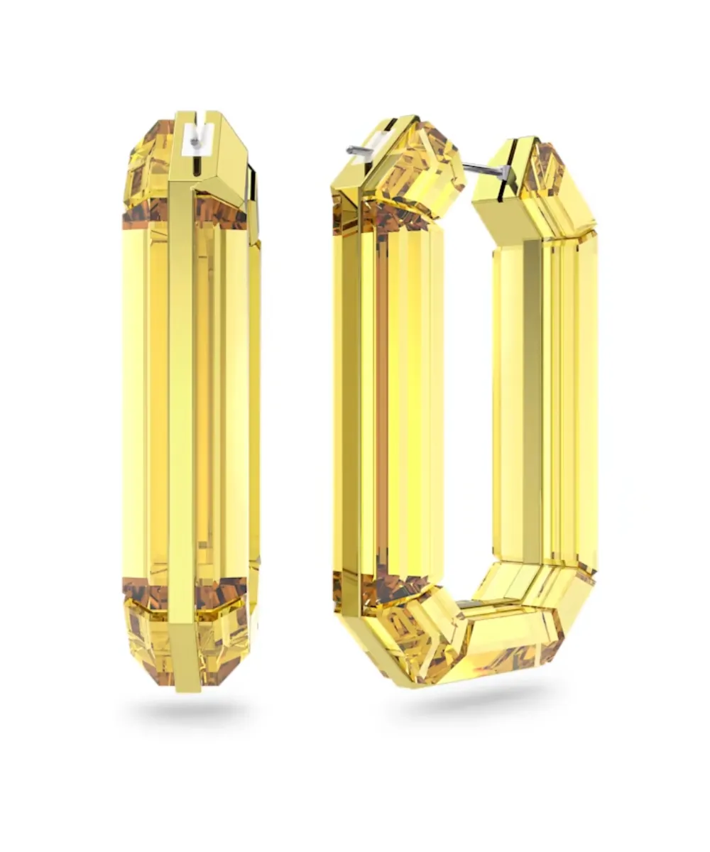 SWAROVSKI LUCENT HOOP EARRINGS