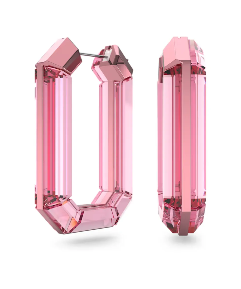 SWAROVSKI LUCENT HOOP EARRINGS